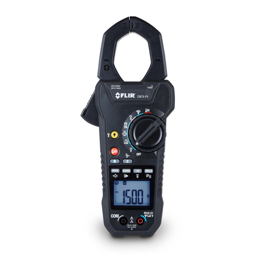 CAT III 1500V Zonnepaneel stroomtang+METERLiNK