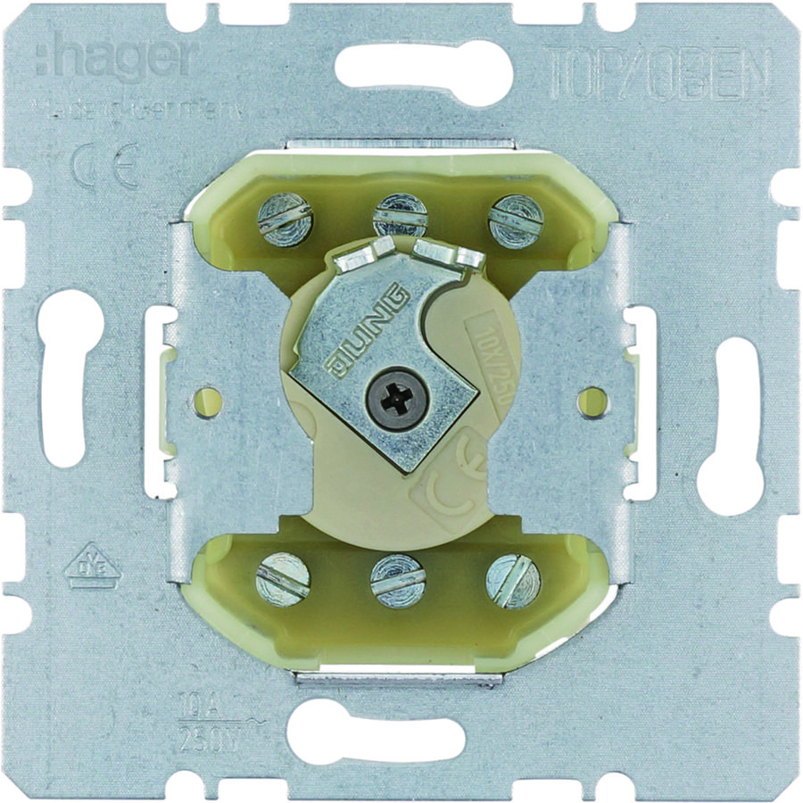 Wisselschakelaar 2-polig voor sleutelcilinder (NIET voor IP4