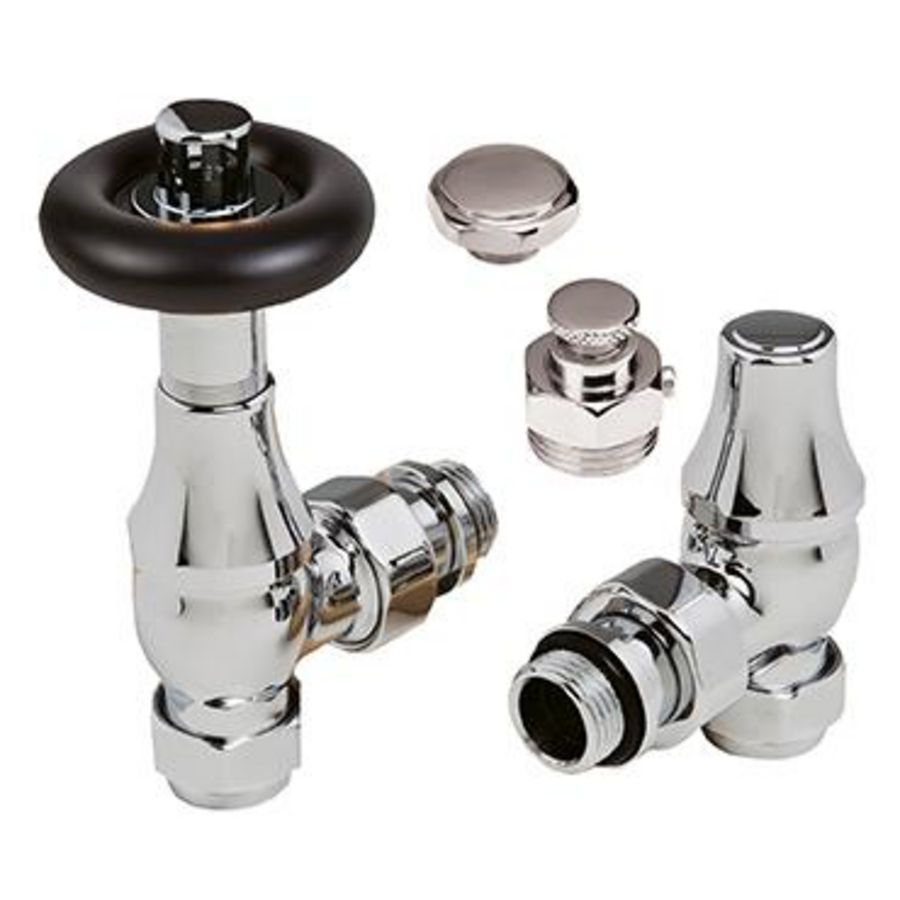 Kranenset Classico chroom 1/2" haaks