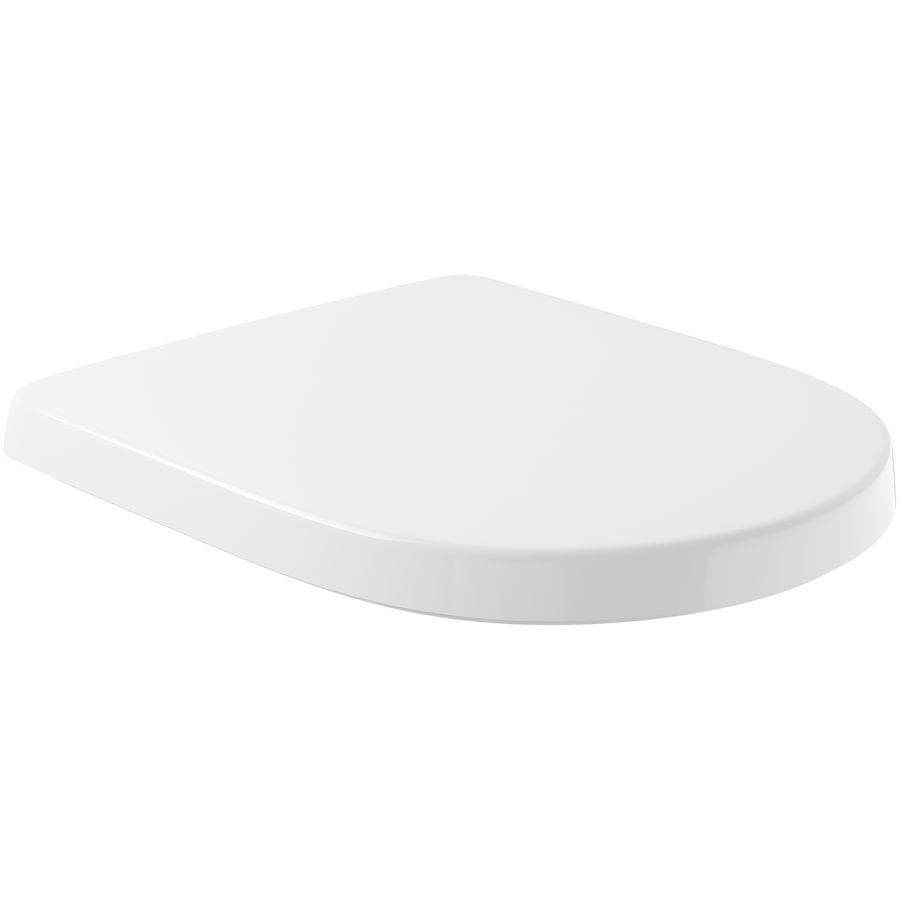 O.novo closetzitting met deksel wit quick release softclse
