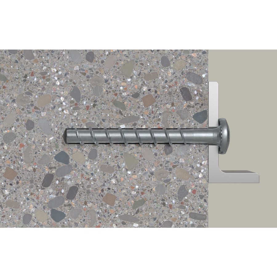 Betonschroef FBS II 6x60/5 bolkop VVE=100