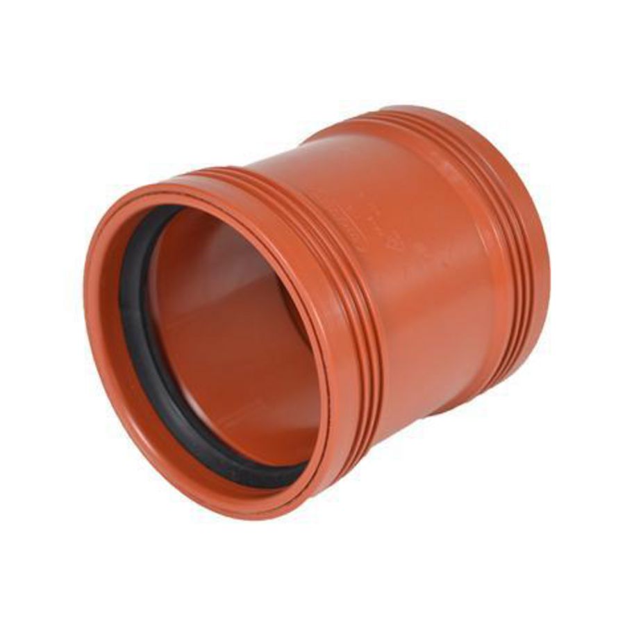 Wafix PP manchet overschuifmof 160mm SN8 bruin