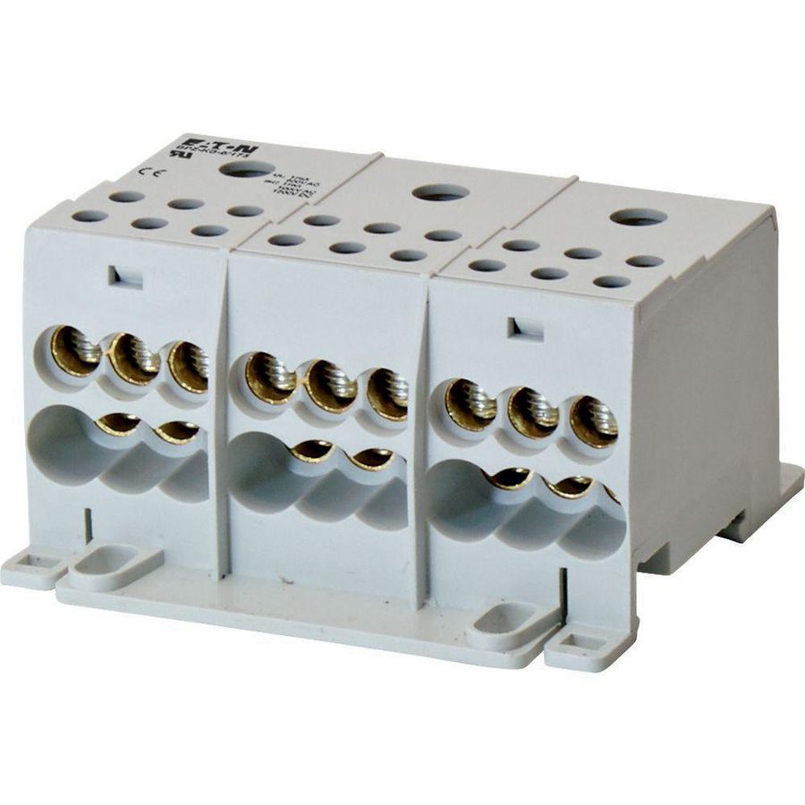 Aansluitklemmenblok BPZ-KB-6/175 3P 175A 1+6 terminals