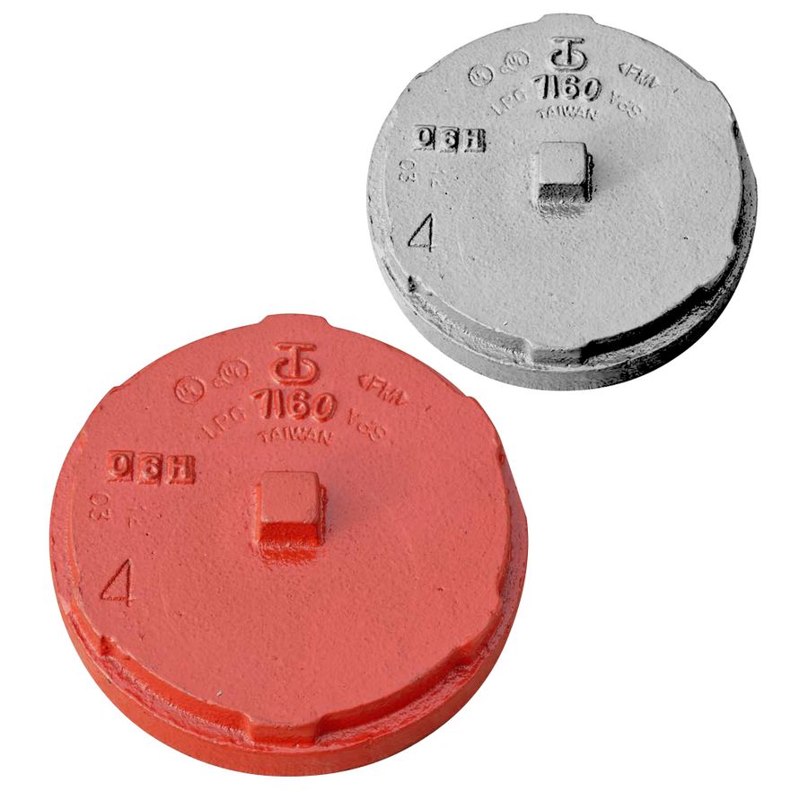 Eindkap Shurjoint 7160 M 42,4mm rood