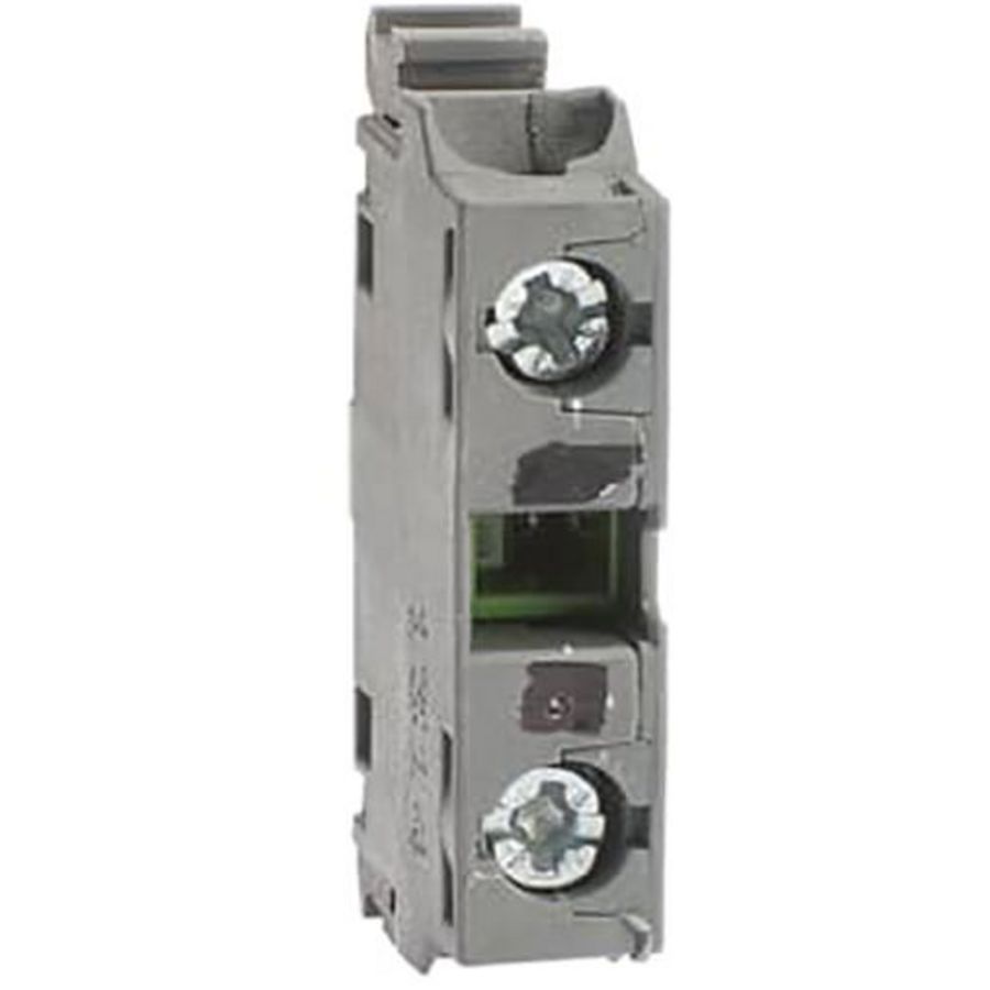 Hulpcontactset 1V monteren op sokkel