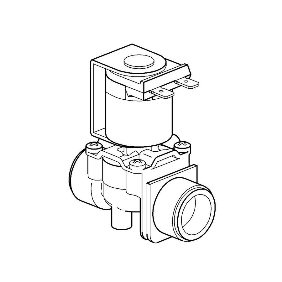 Magneetventiel compleet tbv inbouwset 37006/37007