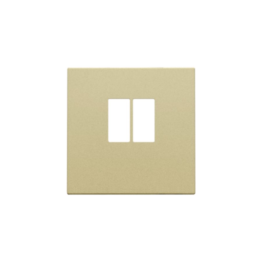 Afwerkingsset enkelvoudige luidsprekeraansl. gold coated