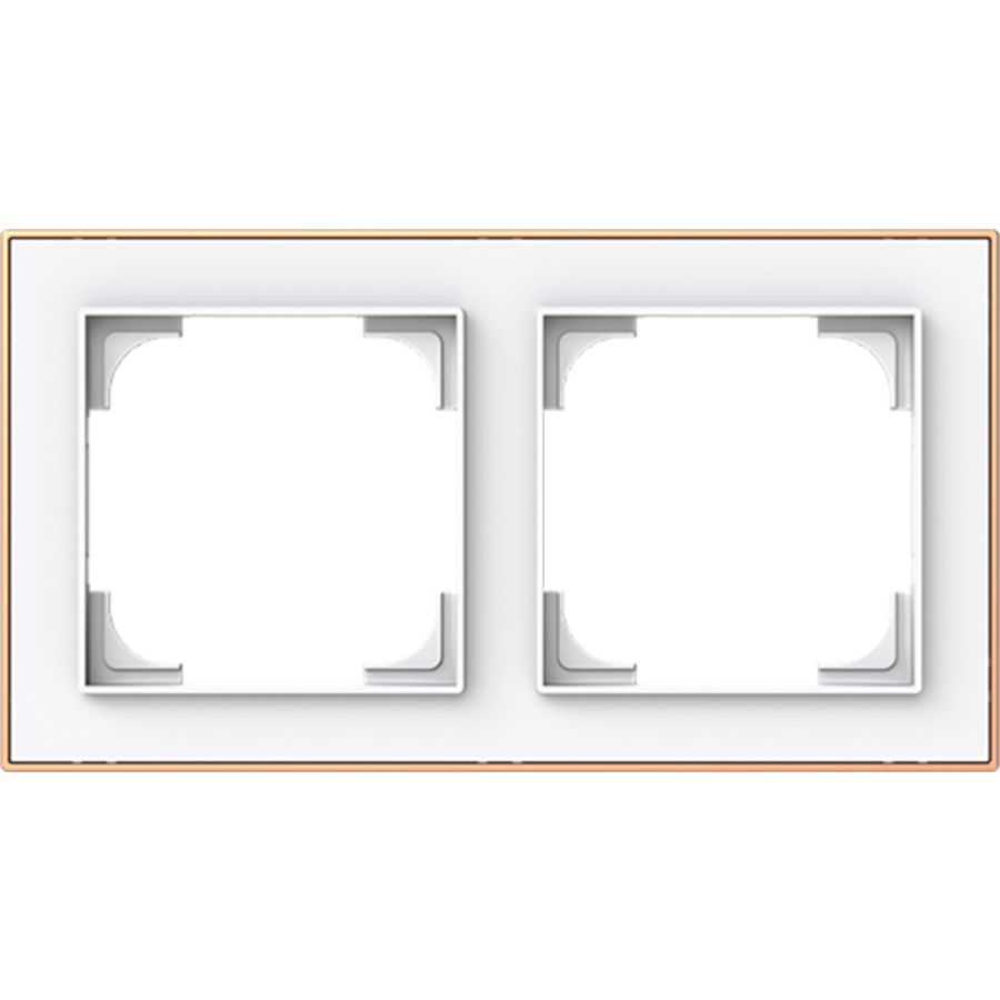 afdekraam 2v art-matwit/rosegoud