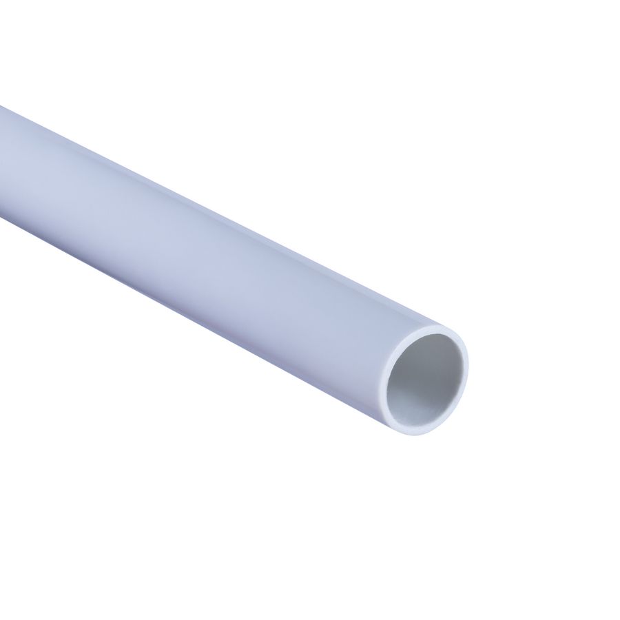 Lengte a 4m. elektrobuis PPO Halovolt LF halogeenvrij 32mm (1.1/2") lichtgrijs VVE=15