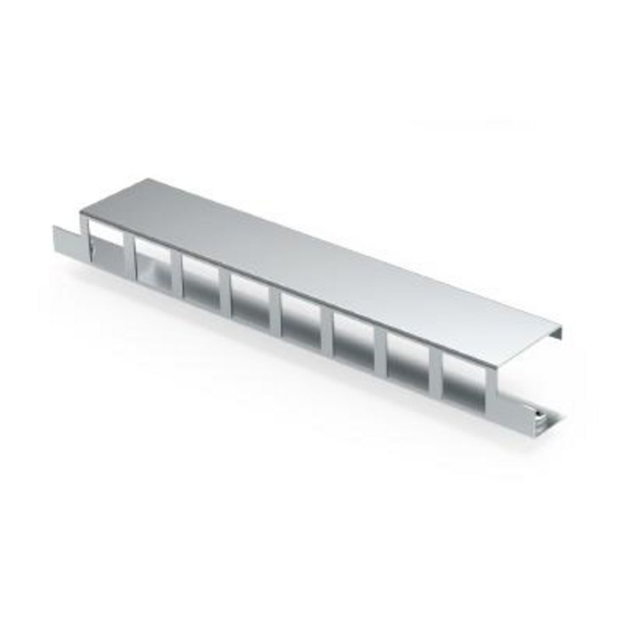 Inbouwpaneel 8x data Avaya/Systimax instortvloercontactdoos 32mm