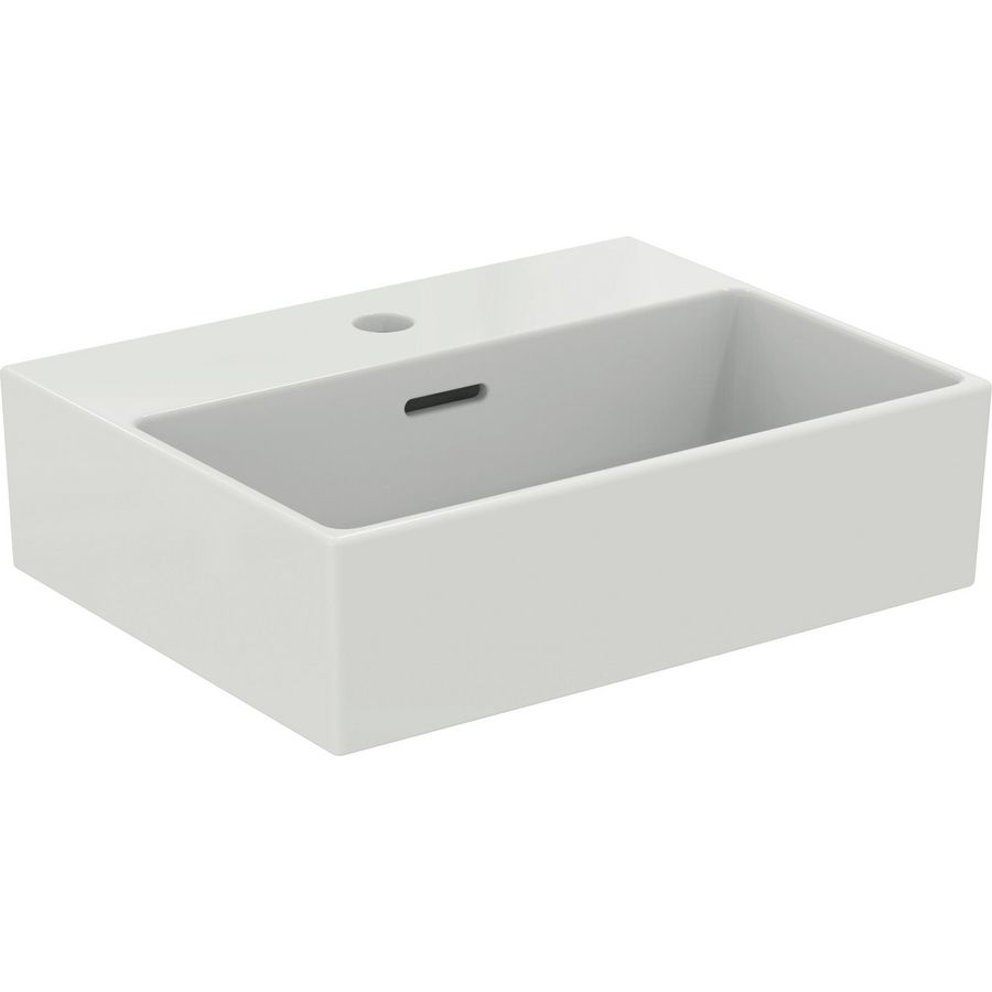 EXTRA fontein 45x35cm met kraangat met overloop wit