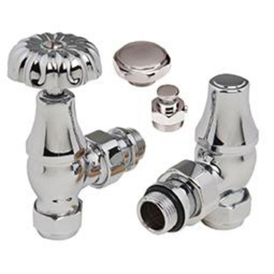 Kranenset Fleur chroom 1/2" haaks