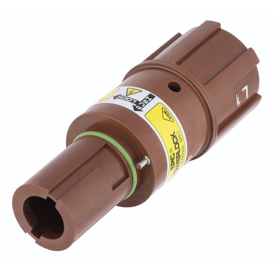 Ronde connector EPIC POWERLOCK F6 C L1/BN M40
