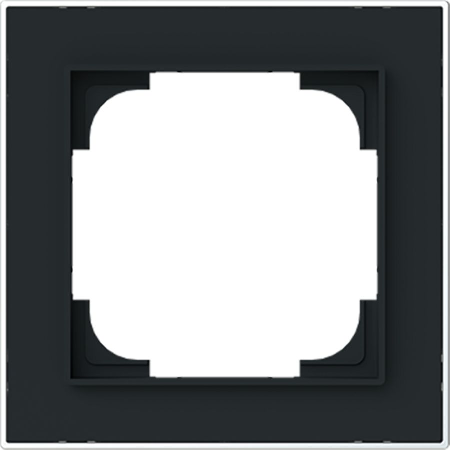 afdekraam 1v art-matzwart/chroom