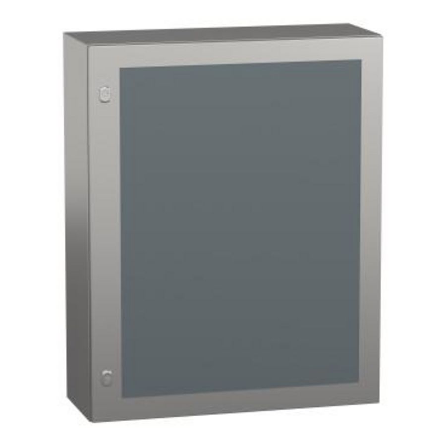 Kast Volle deur 1000x800x300mm RVS 304L Scotch B Spacial S3X