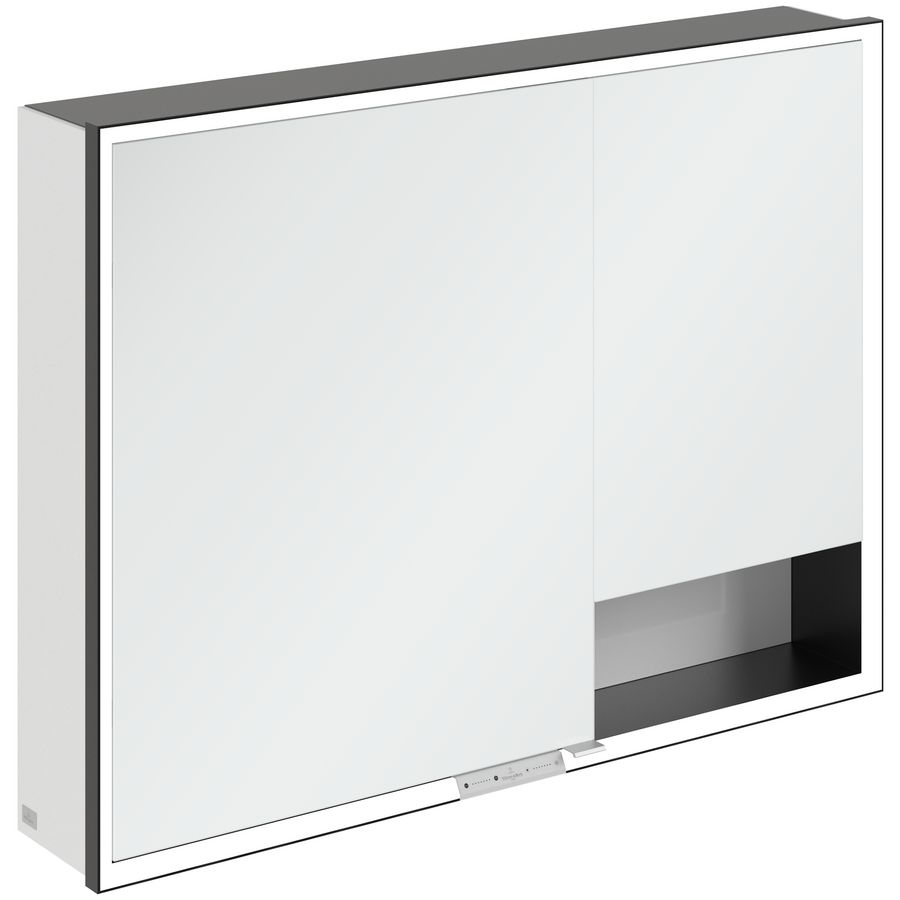 Opbouw Spiegelkast My View+ 1000x750x168mm Brilliant White