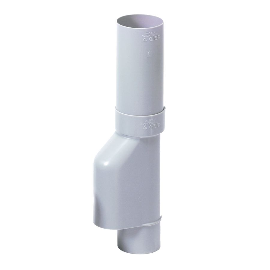 PP HWA bladafscheider voor standleiding 80mm wit