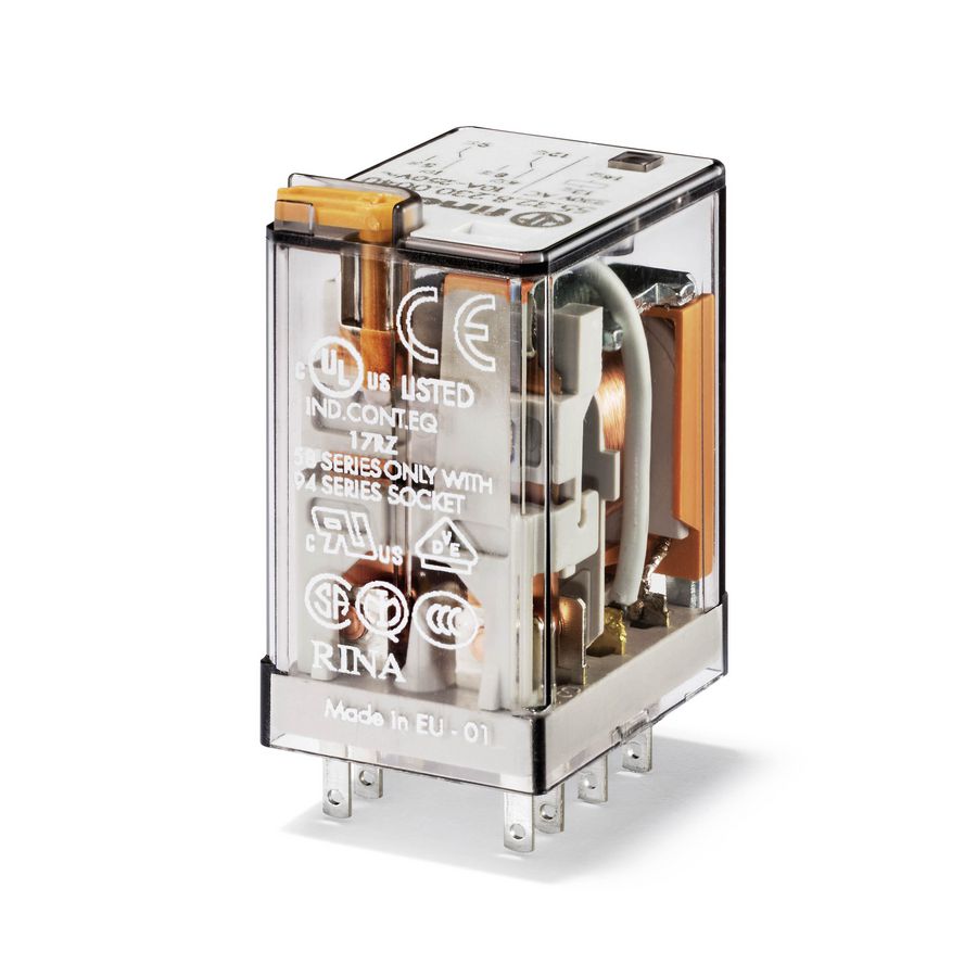 Miniatuur industrierelais 2W 10A 12VDC