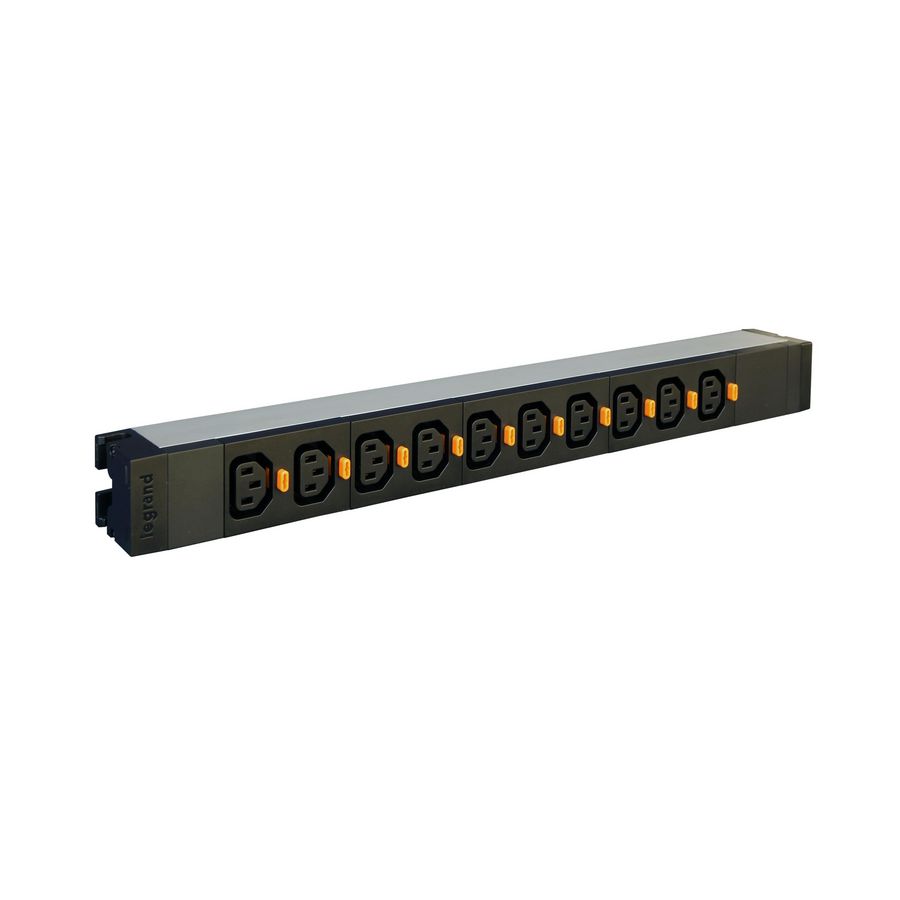 Power Distribution Unit 19" 6mm² klem 10x C13 out