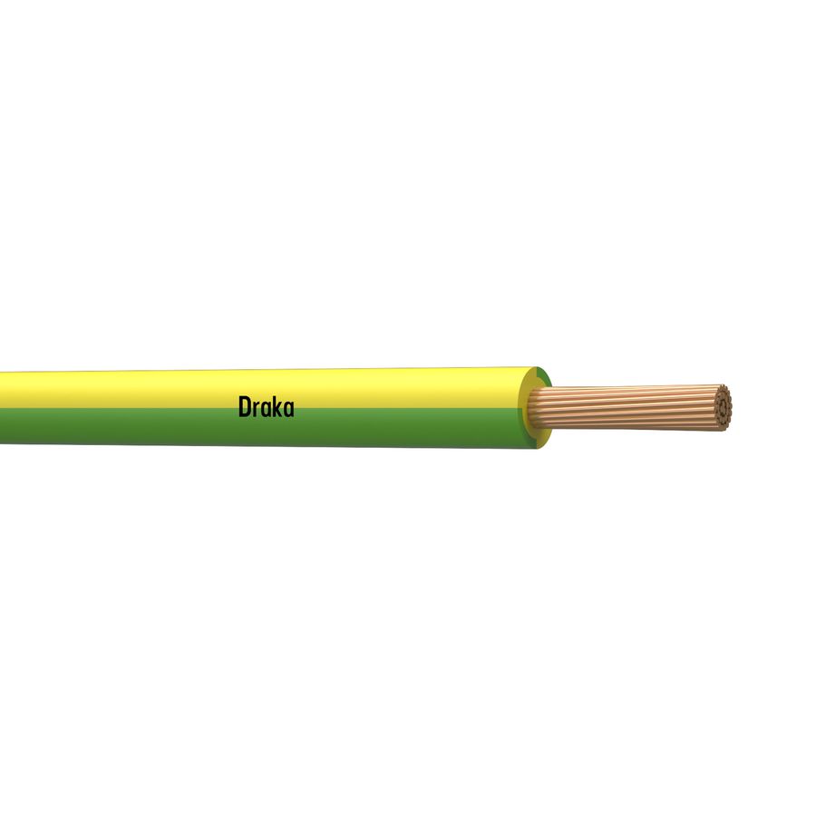Doos a 100m. HVDS B2ca 70C 450/750V ye/gn# 6mm²