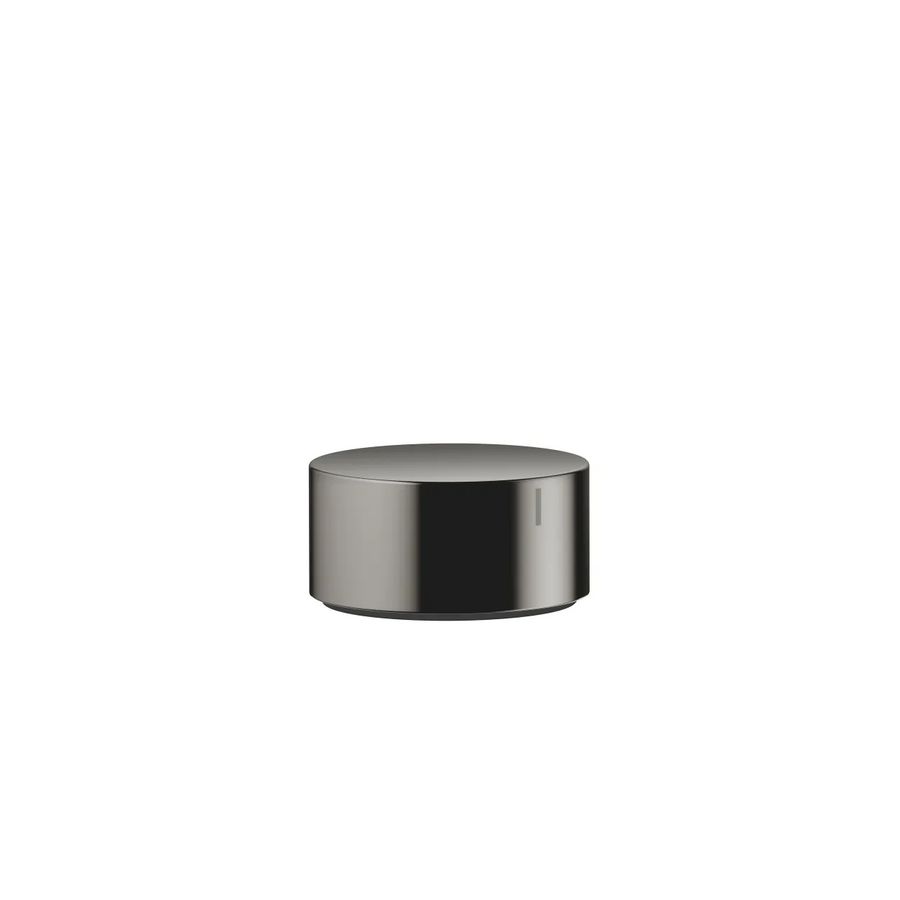 Stopkraan linkssluitend warm Dark Chrome