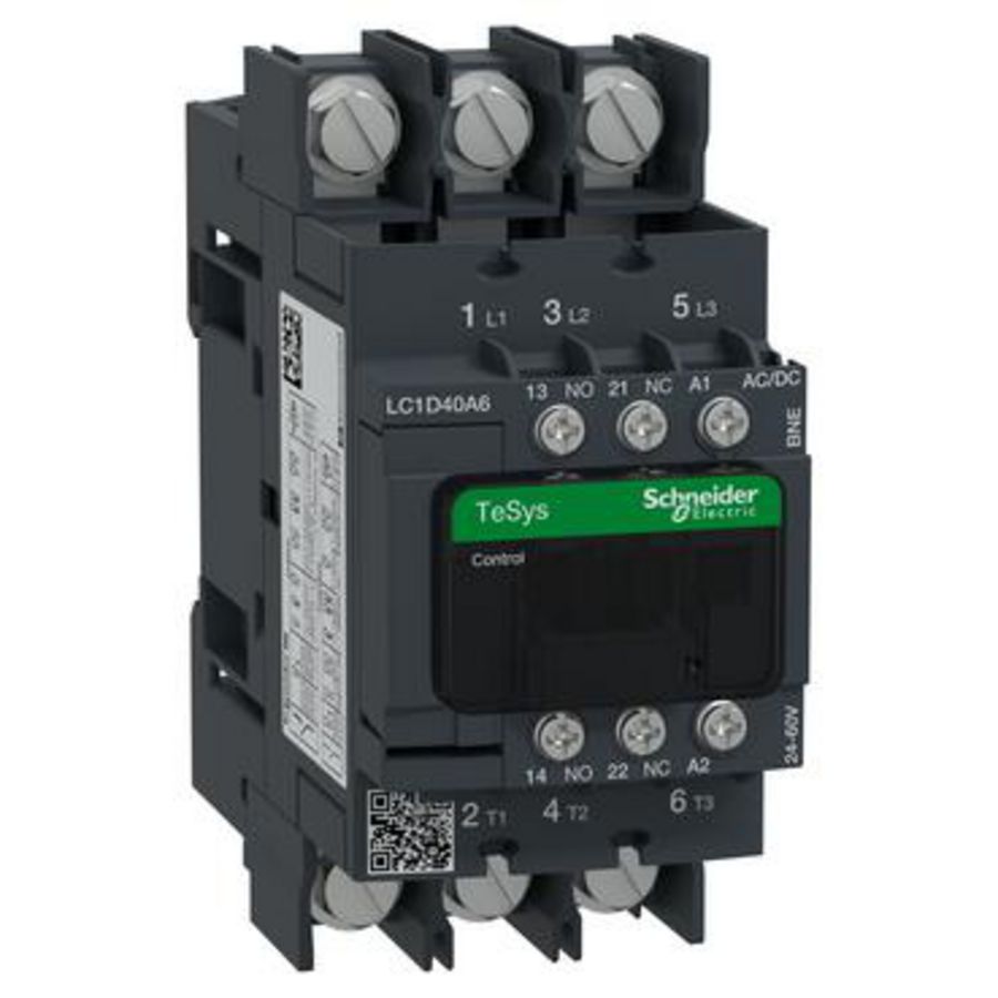 Contactor TeSys Deca 3P 40A 440V AC3 24-60V ACDC ringogen