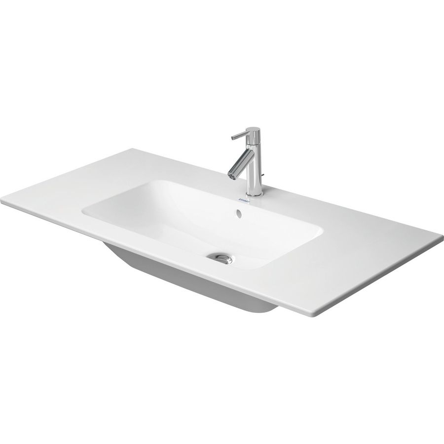 ME BY STARCK #233610 wastafel 1030mm wit met kraangat met overloop Wondergliss