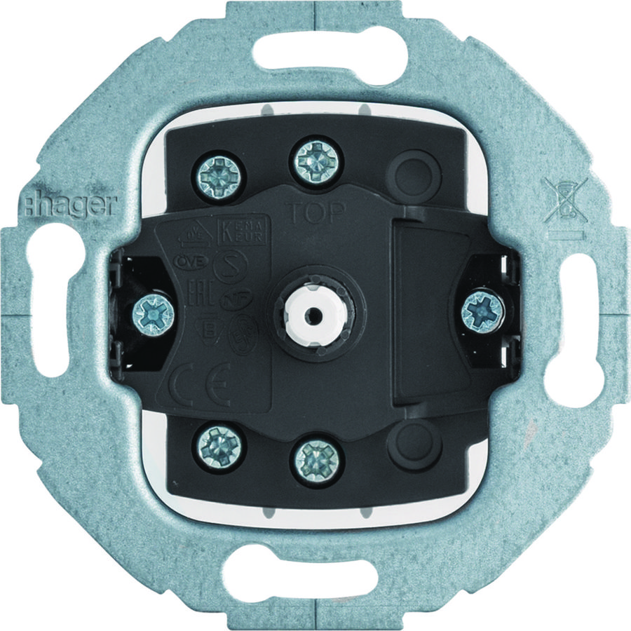 Draaischakelaar kruis Serie 1930/Glas/R.classic