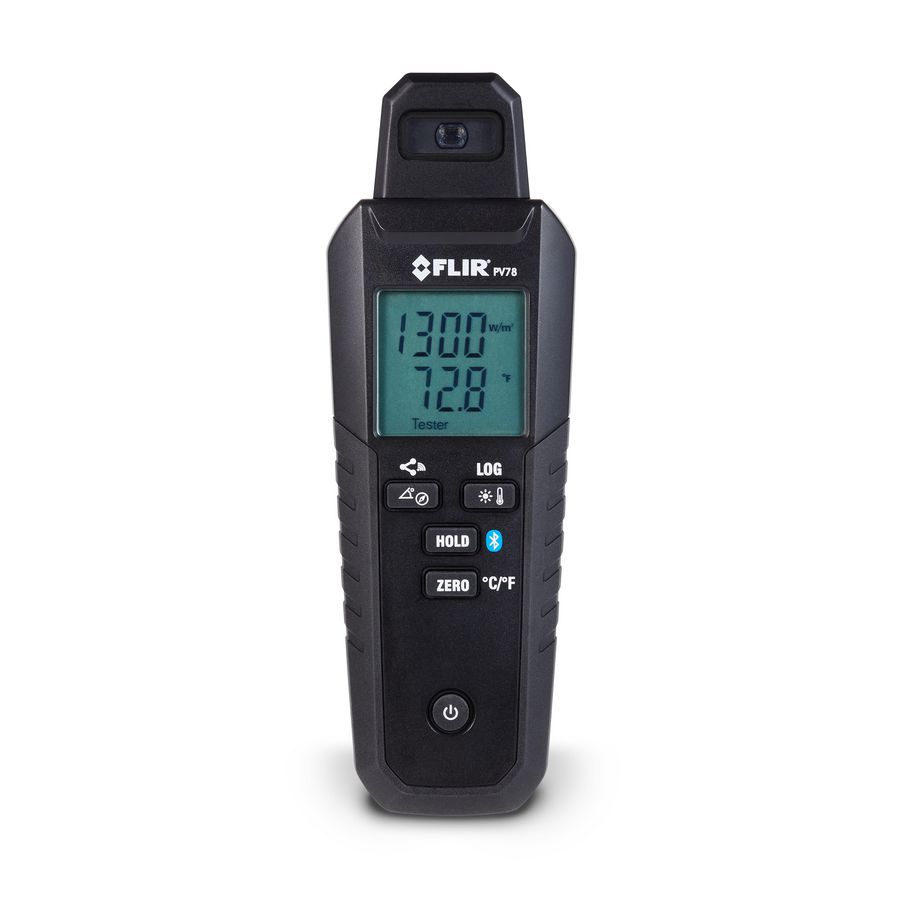 Zonnestralings- en temperatuurmeter+Meterlink
