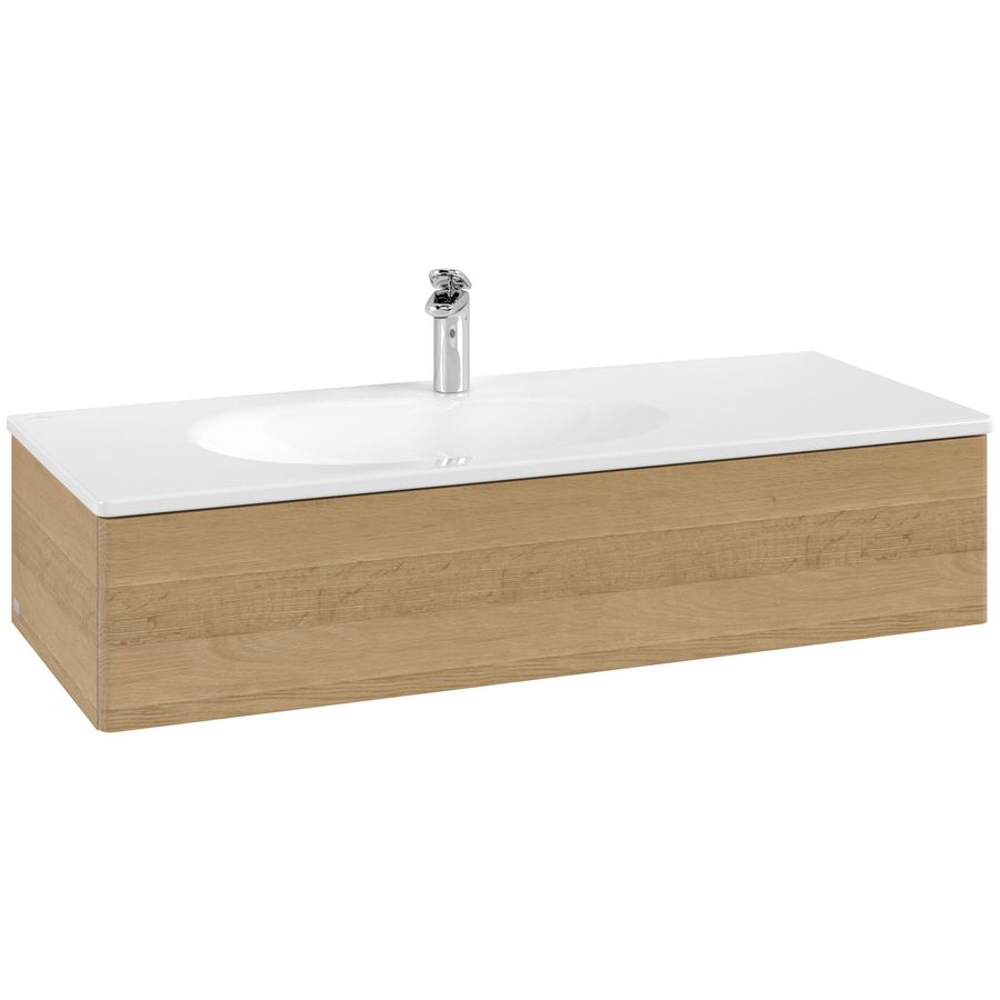 Wastafelonderkast Antao 1188x256x493mm Honey Oak K03000HN