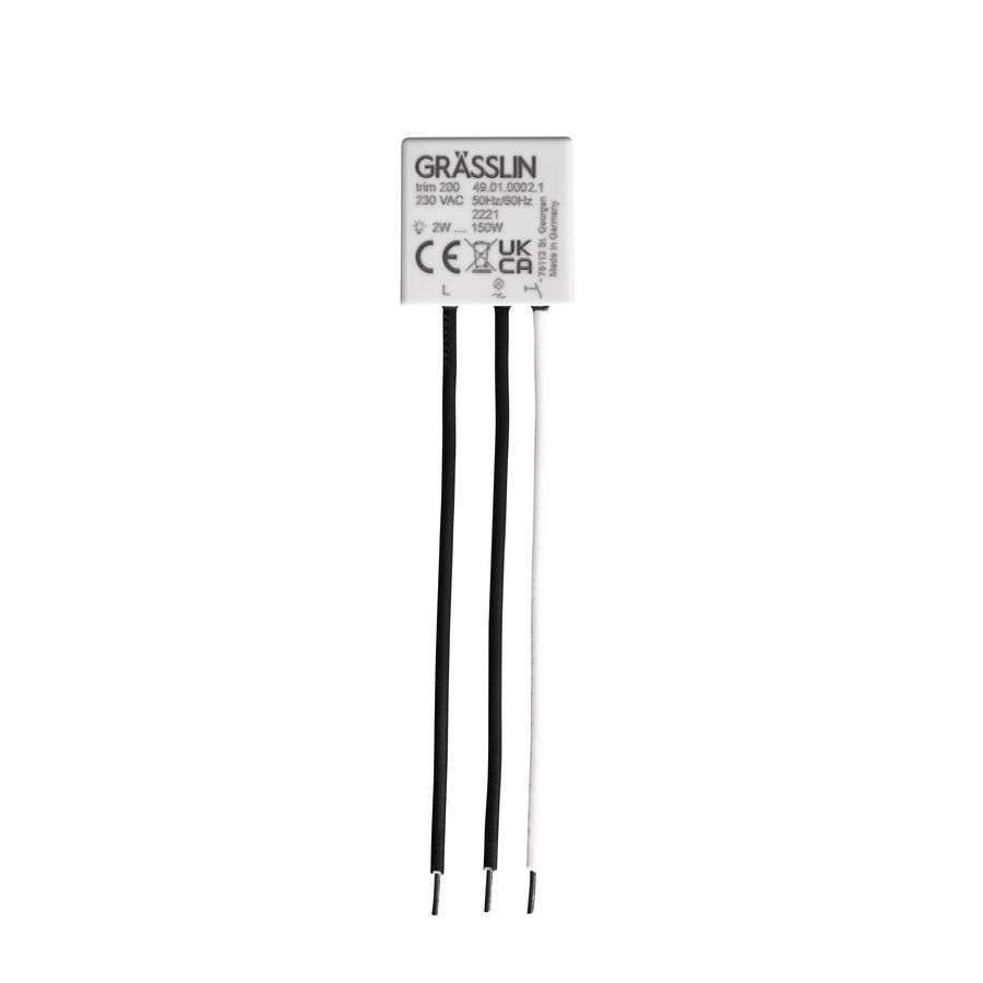 Inbouwdimmer Trim 200 voor gloei-/halogeen en LED-Lampen