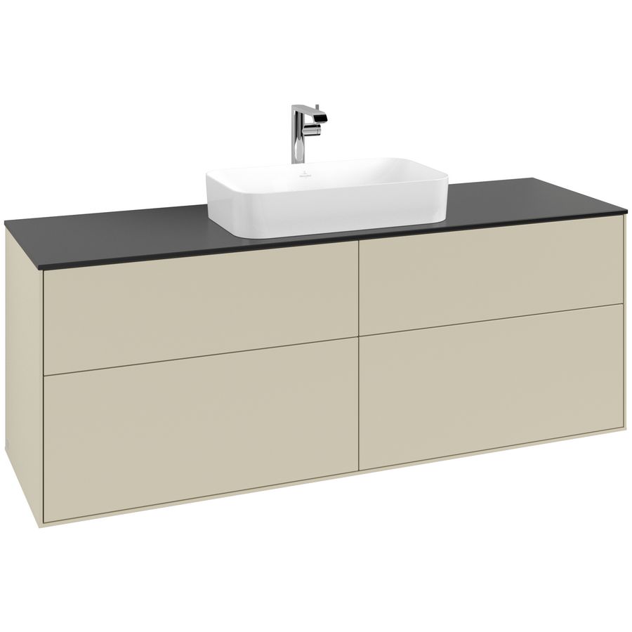 Wastafelonderkast Finion 1600x603x501mm S.Grey Matt Lacquer G32200HJ