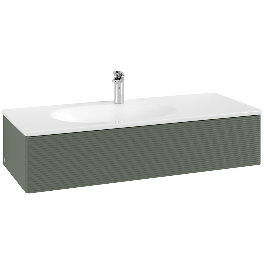 Wastafelonderkast Antao 1188x256x493mm L.Green Matt Lacquer K03100HL