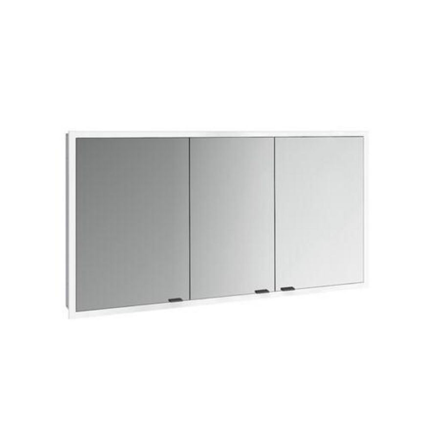 Prime slim LED spiegelkast 1400mm 3 deuren inb. zwrt/spiegel