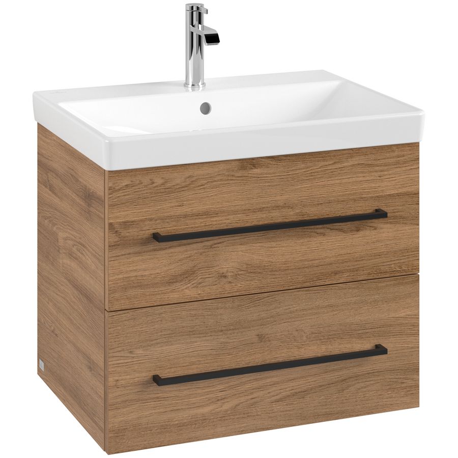 Wastafelonderkast Avento 630x514x484mm Oak.Kans A89010RH
