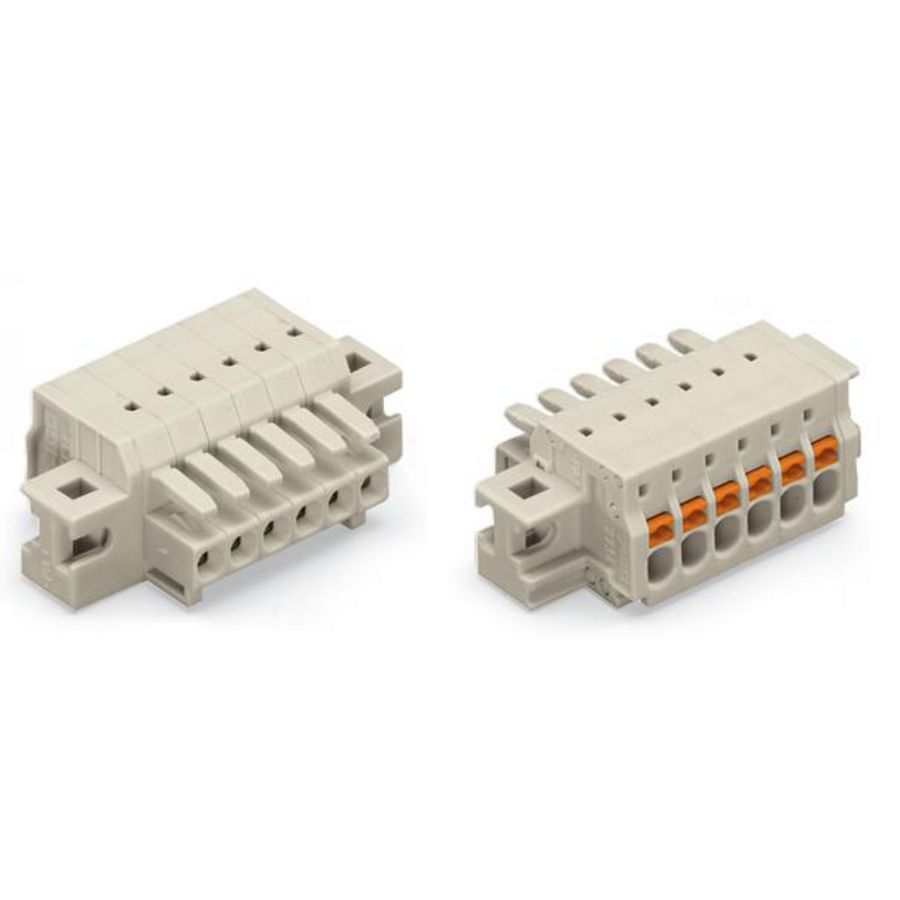 1-draads FE steker druk li.grijs 2734-102/031-000 VVE=100