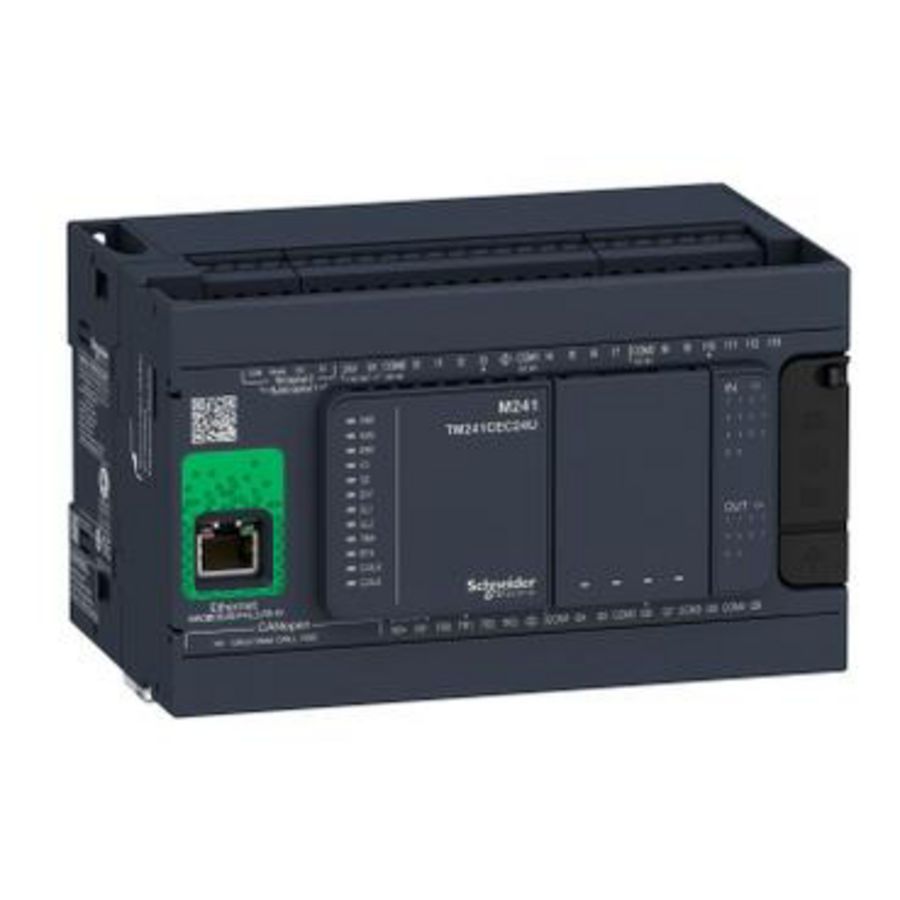 Modicon M241 PLC compacte basis 24 I/O relais Ethernet CAN