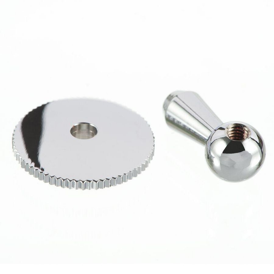 Spiegelmoer en kap voor scheerspiegel 911088 + 911093