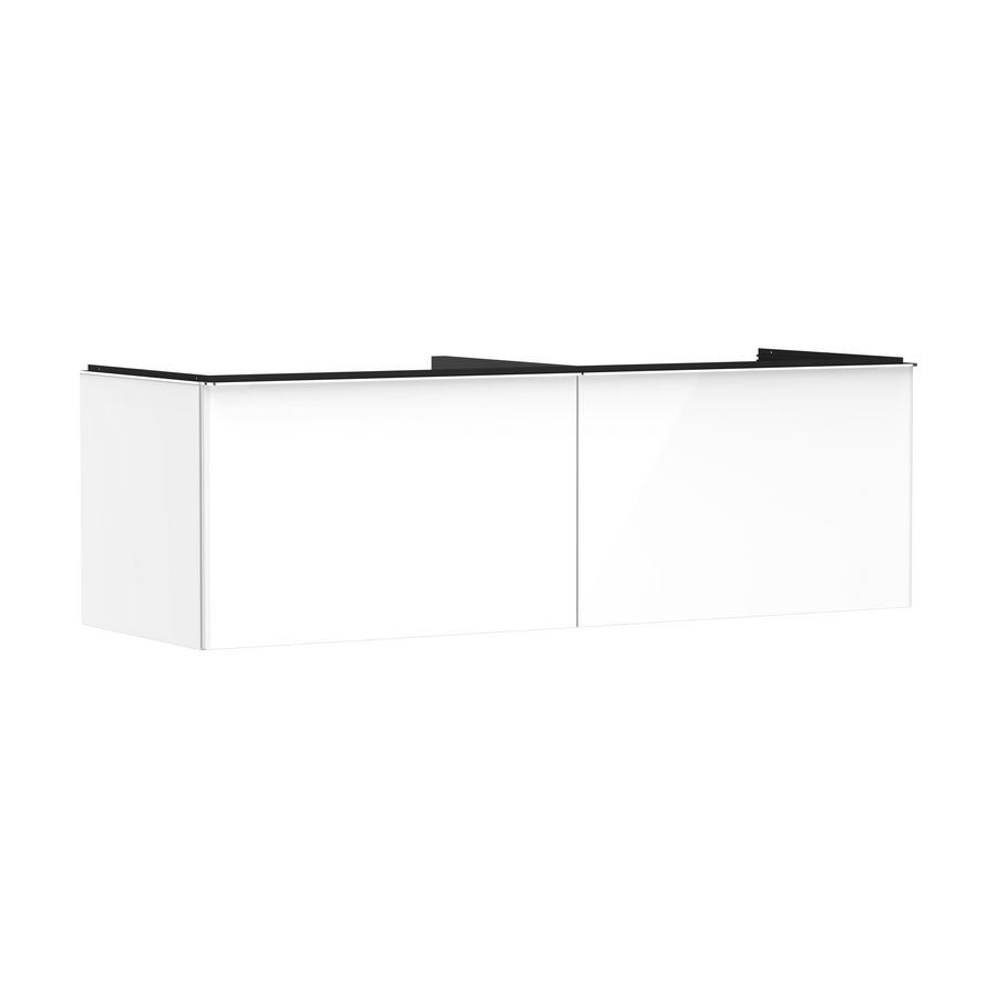Onderkast wit hoogglans 1560x550mm 2x la voor consoles greepkleur chroom Xelu Q 54070000