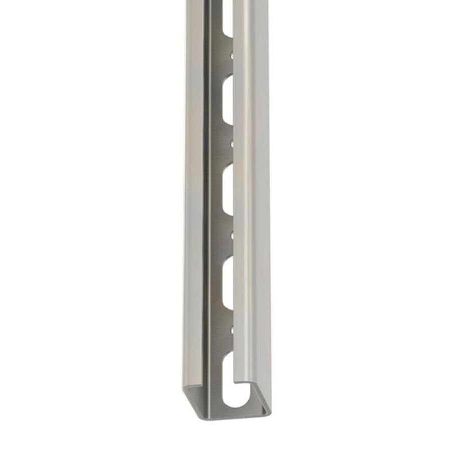 Lengte a 2m. Montagerail RVS R4 35x46mm VVE=8