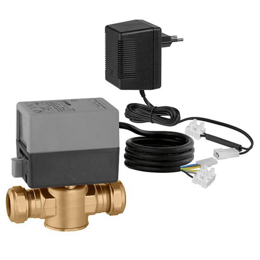 Zoneventielset + adapter + microschakelaar 22mm knel