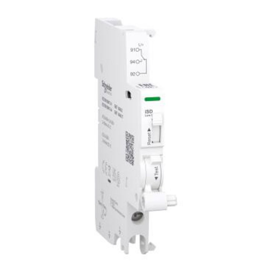 Aux. contact Acti9 A9A iSD 1 C/O 2mA to 100mA 24VAC to 250VA