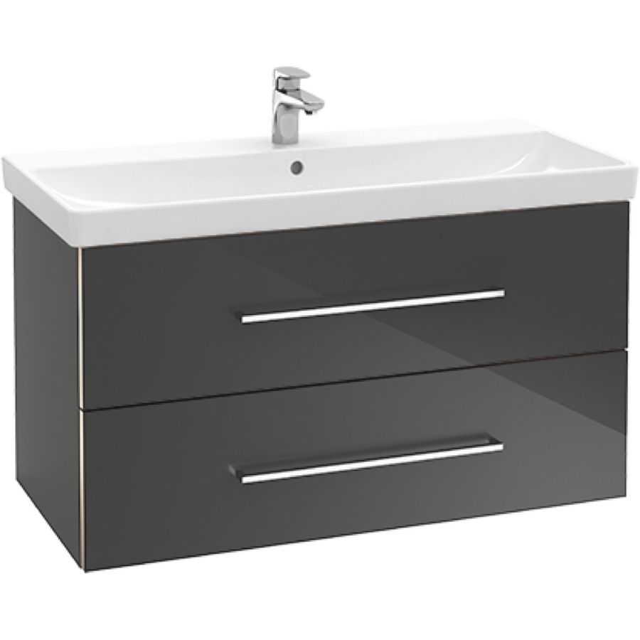 Wastafelonderkast Avento 780x514x484mm Volcano Black A89100VL