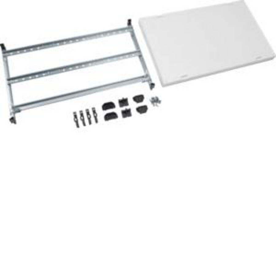 DIN-rail unit hor.ledig 450x750mm onderste Din-rail
