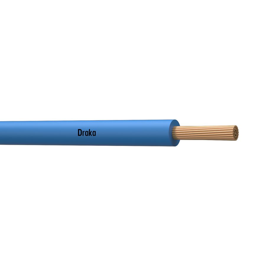 Doos a 100m. montagedraad H07V2-K 90° hittebestendig VMDS bu# 1mm² (Blauw)