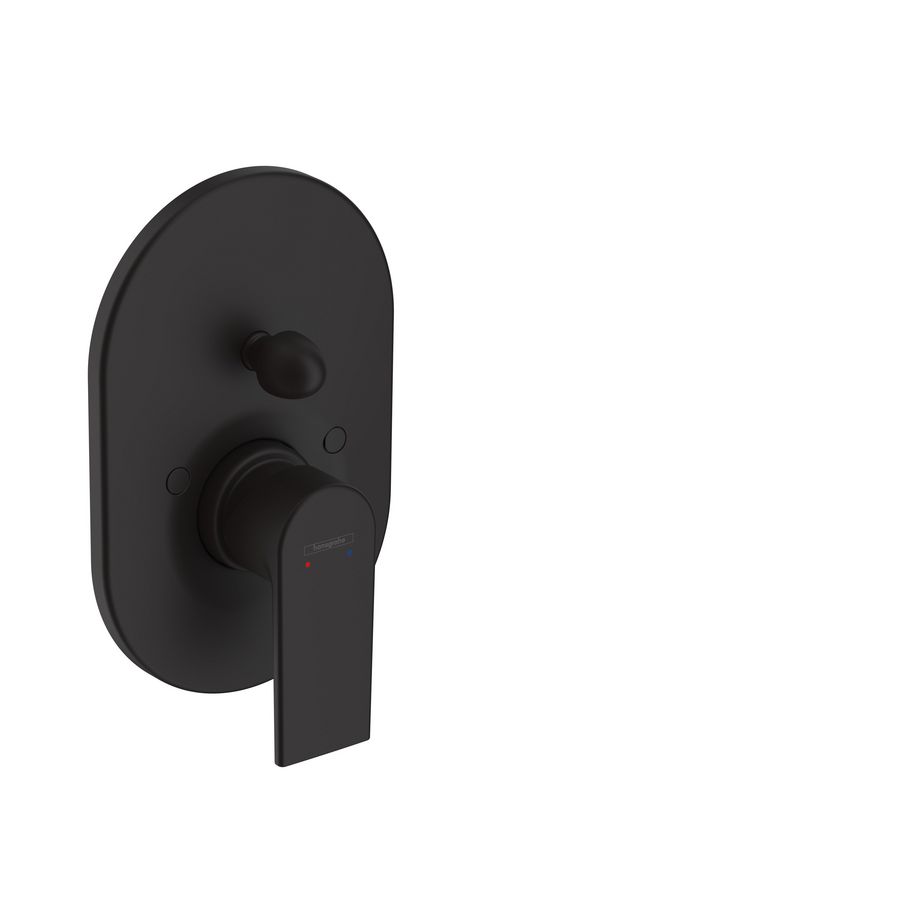 Afbouwdeel Vernis Shape inbouw badmengkraan mat zwart