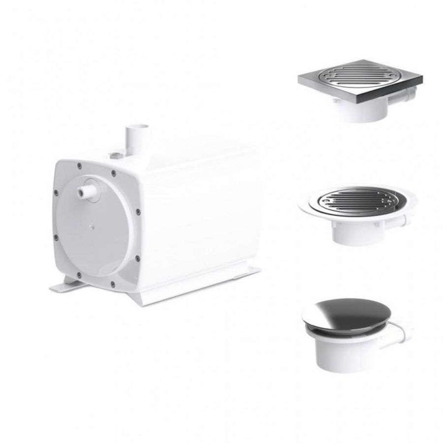 Vuilwaterpomp SANIFLOOR2 + sifon PVC-vloer