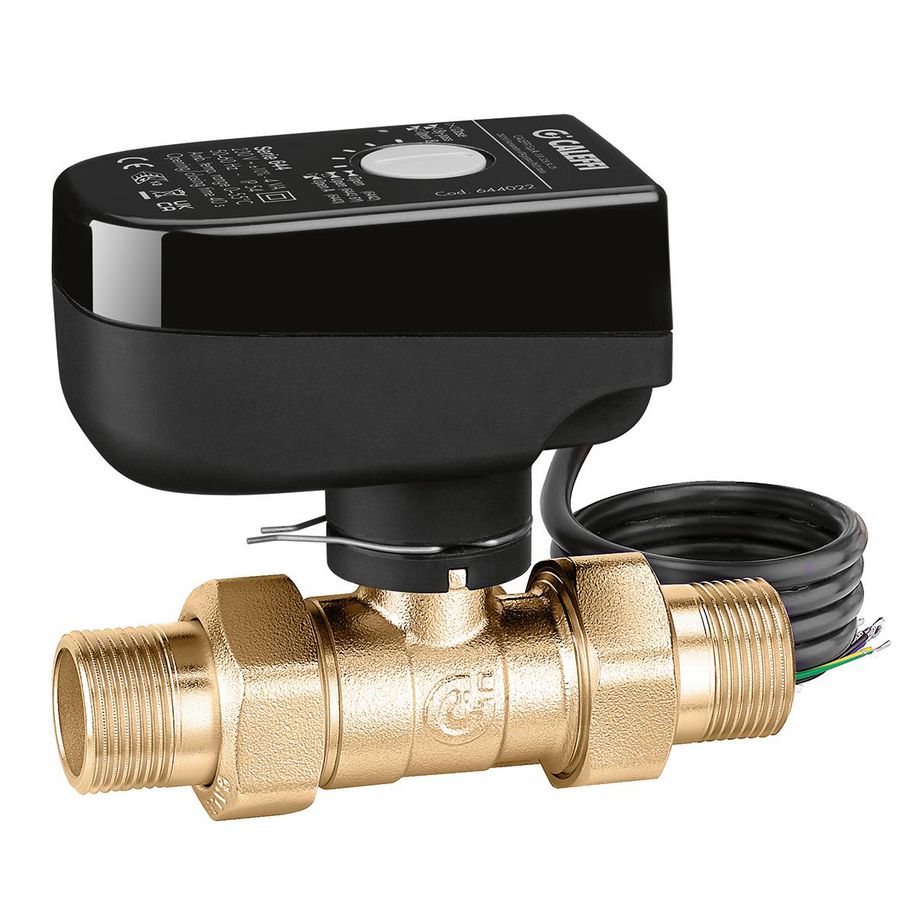 Gemotoriseerd 2-wegventiel 230v 1/2" met microschakelaar