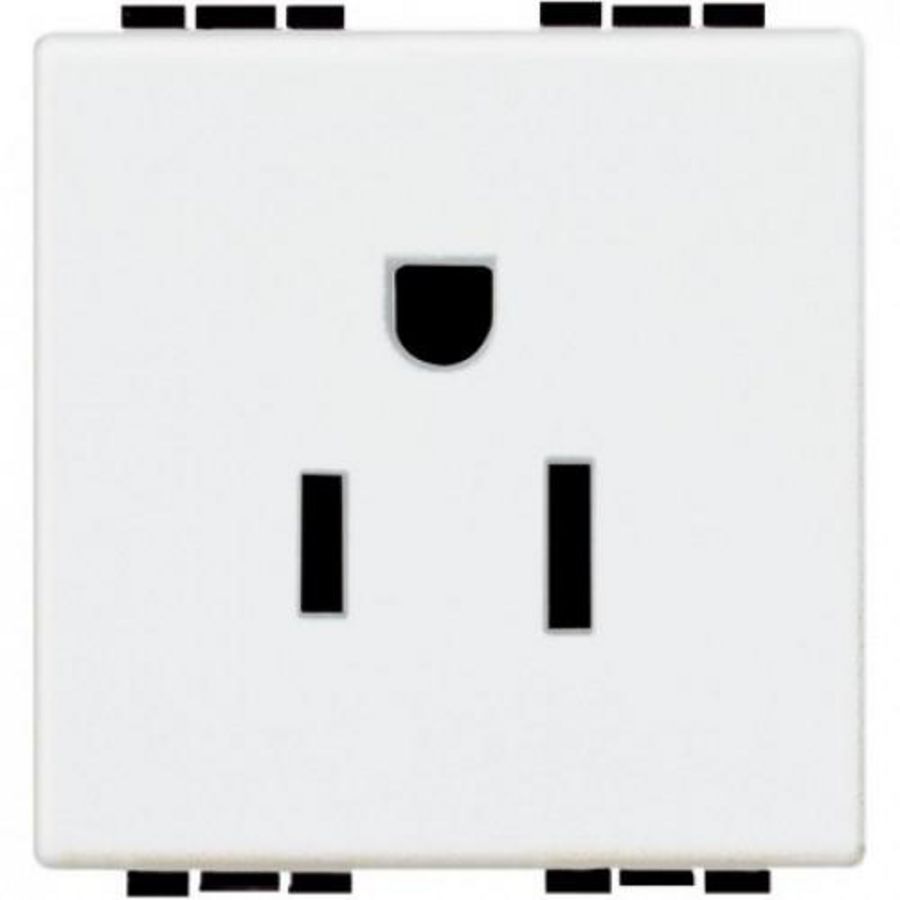 Wandcontactdoos USA 2 modulen Livinglight