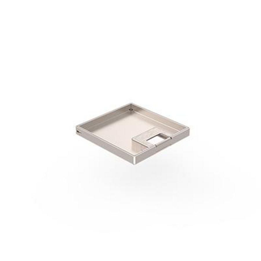 Smartbox Pro X10 dekselset 1-voudig RVS deksel 10mm inleg